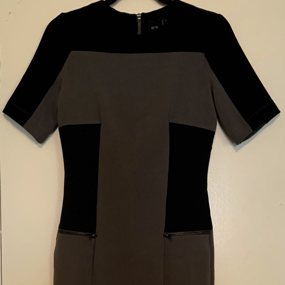 Asos color block pencil dress